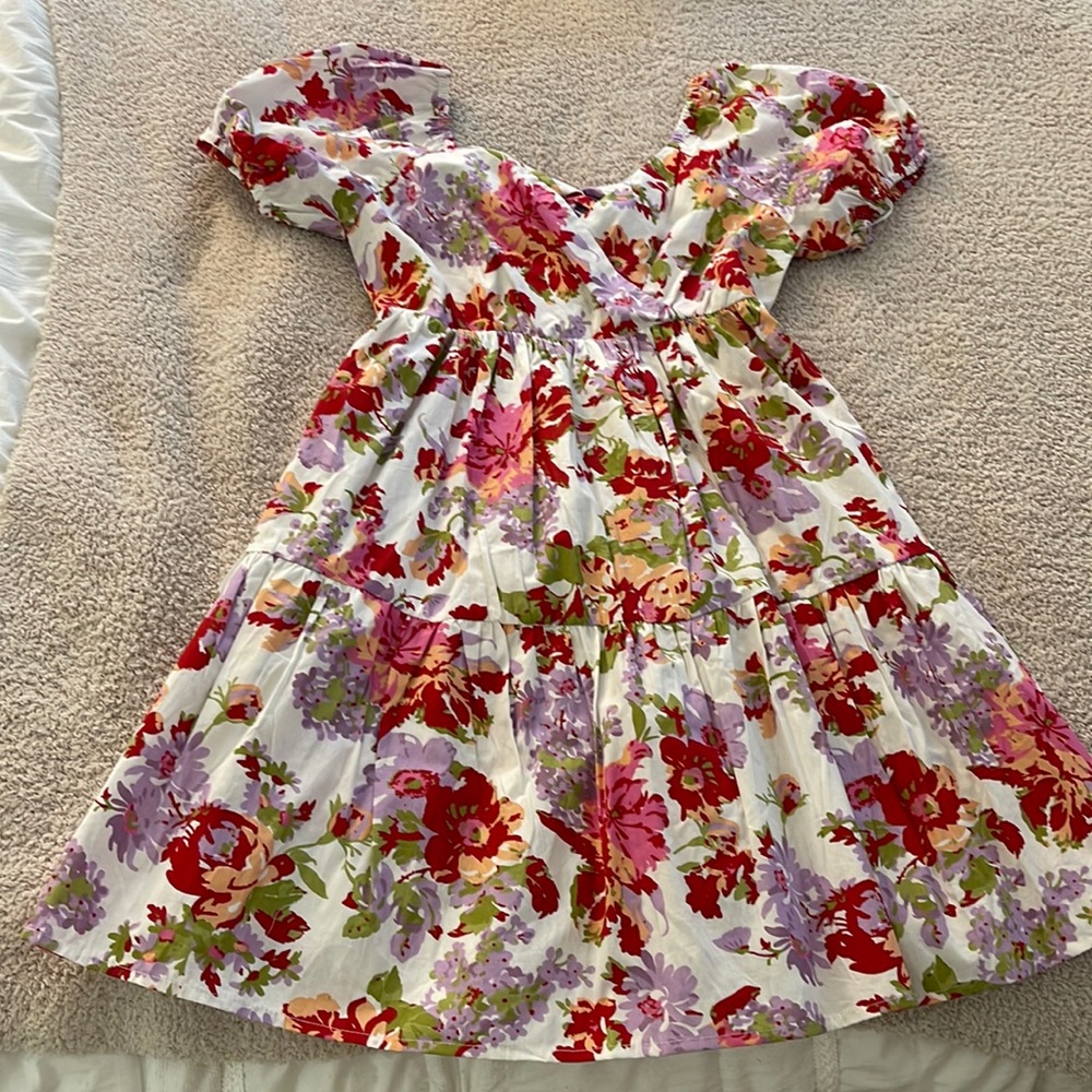 Floral babydoll dress